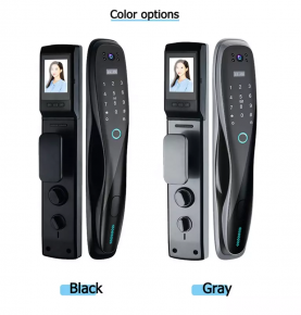Smart Door Lock With Camera Fingerprint RFID Key WiFi APP Control Biometric Lock