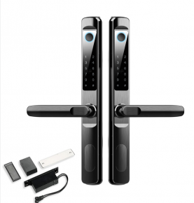 Smart Lock For Aluminum Glass Door TTLock APP Smartphone Control WiFi Wireless Remote Fingerprint Door Lock