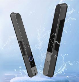 Broken Bridge Aluminum Narrow Door Fingerprint Tuya Wifi  IP65 Waterproof Aluminum Alloy Door Lock