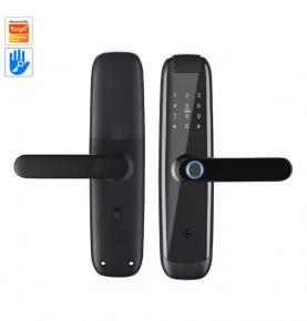 Biometric Password Lock Tuya APP Apartment Hotel Room Lock Smart Keyless Fingerprint Digital Door Lock