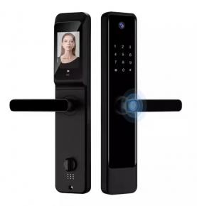 Factory Direct Sales 3D HD Face Recognition Smart Lock Tuya Smart Wifi Digital Electric Lock Fingerprint Camera Door Lock Smart Home