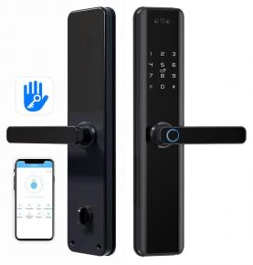 Apartment Hotel Home Door Lock Fingerprint Camera Door Lock Smart Home Factory Direct Sales 3D Face Recognition Smart Lock