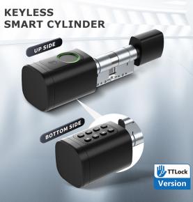 Tuya TTLock Application Smart Cylinder Lock Digital Password Key Fingerprint Door Lock Modern Hotel Room Apartment Smart Lock