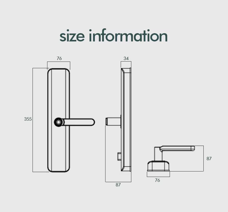 Apartment Hotel Fingerprint Password Smart Door Lock-17.jpg