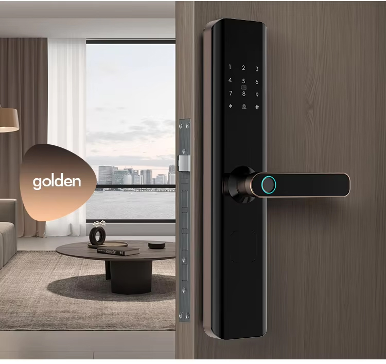 Apartment Hotel Fingerprint Password Smart Door Lock-19.jpg